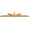 Ekena Millwork Kennewick Rough Sawn Timber Gable Bracket, Western Red Cedar, 108"W x 22"H x 4"D x 4"F, 5/12 Pitch GBW108X22X0404KEN00RWR - alternate 2